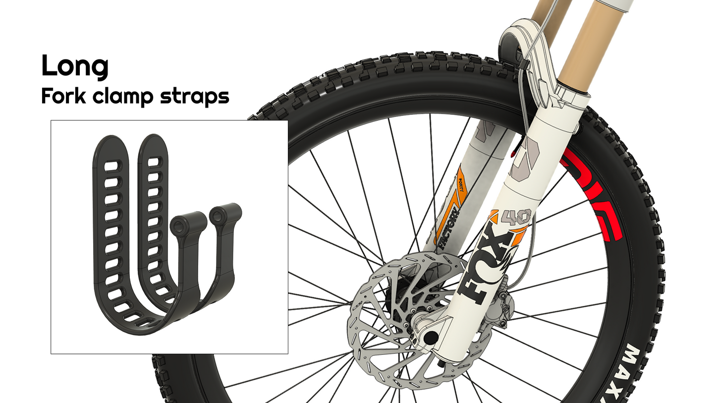 Frame clamp straps - long