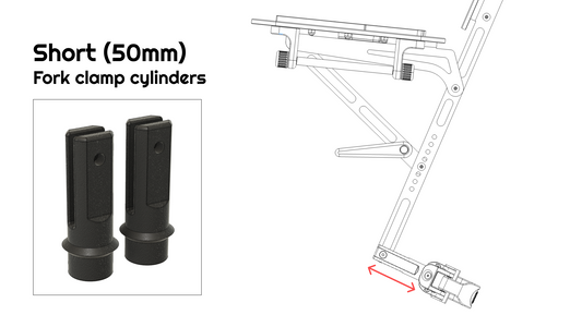 Fork clamp cylinders - 50mm