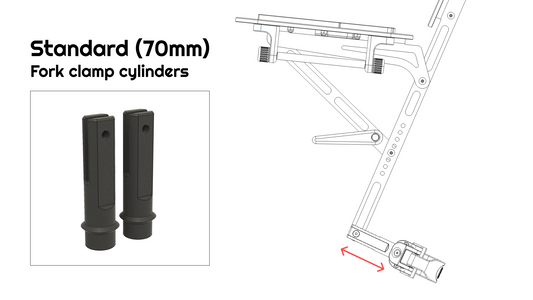 Fork clamp cylinders - 70mm